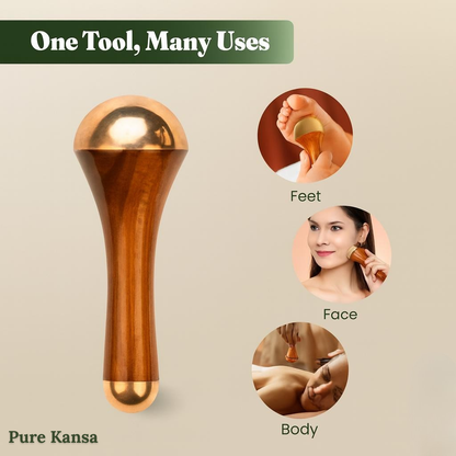 Ayurvedic Pure Kansa  Wand Massager